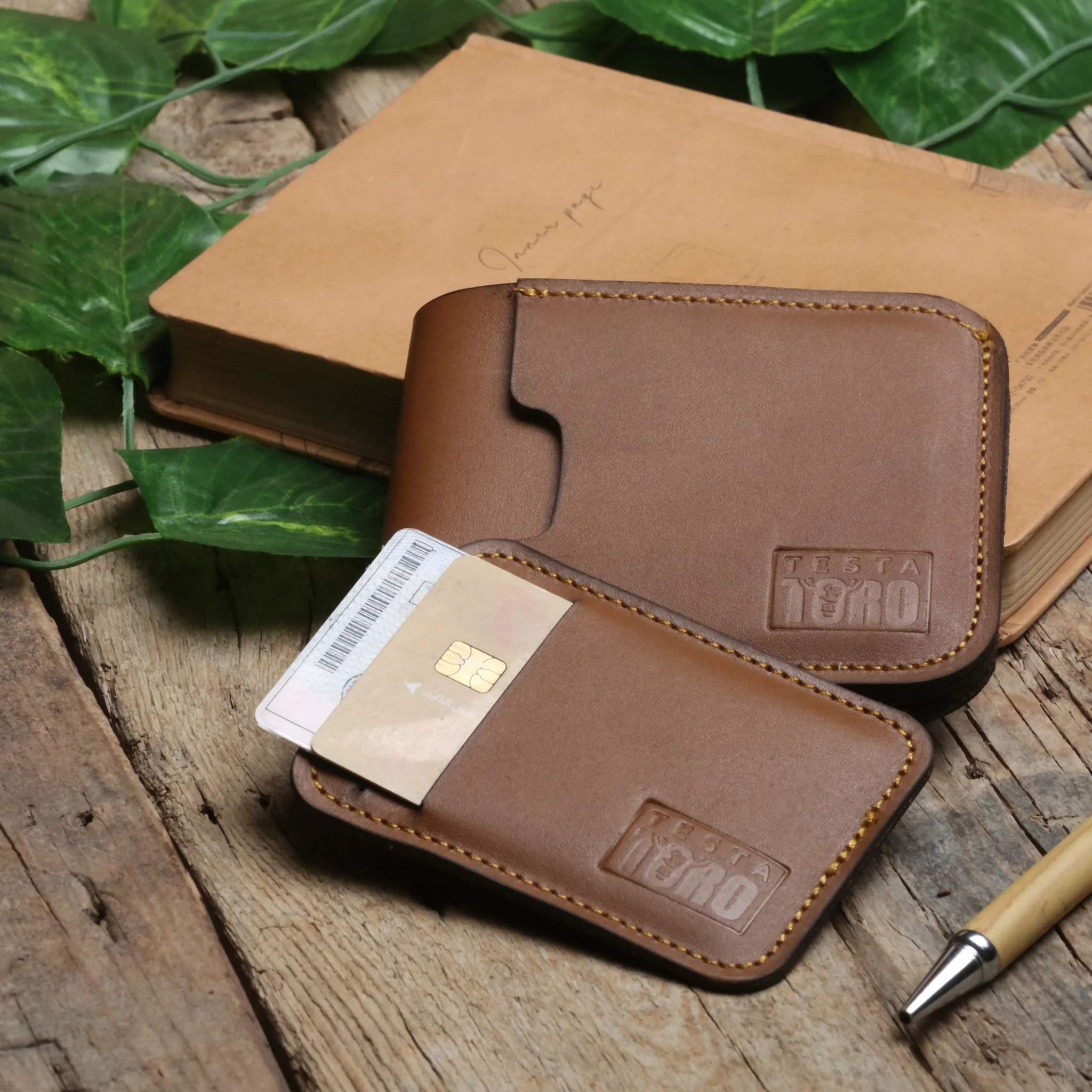 محفظة فاخرة من قطعتين + كارد هولدر - Minimalist wallet (2-Piece) w13 - Image 13