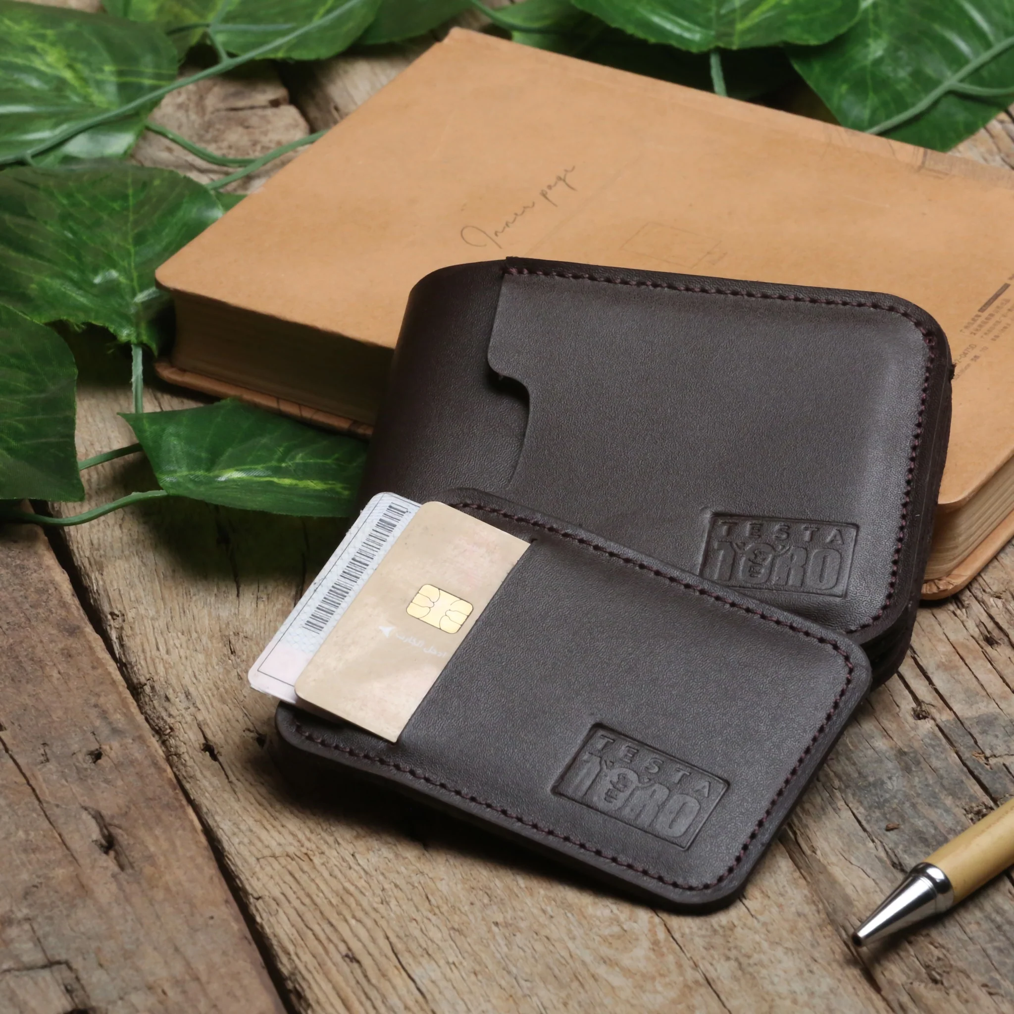 محفظة فاخرة من قطعتين + كارد هولدر - Minimalist wallet (2-Piece) w13 - Image 15